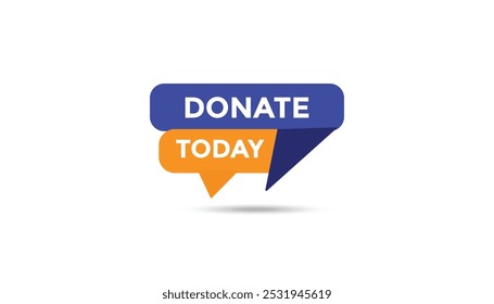 Donate today Countdown number banner templates. time icon. Vector Illustration 
