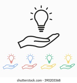 Donate  vector icon. Illustration isolated on white  background for graphic and web design.
