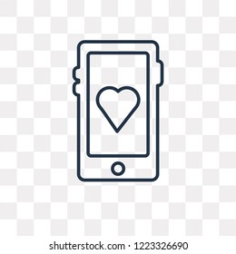 Donate vector outline icon isolated on transparent background, high quality linear Donate transparency concept can be used web and mobile