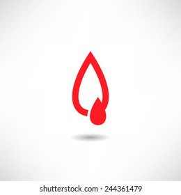 Donated blood icon