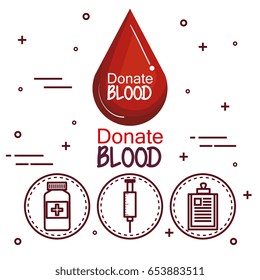 Donating blood design