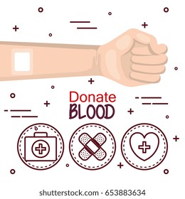 Donating blood design