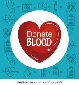 Donating blood design
