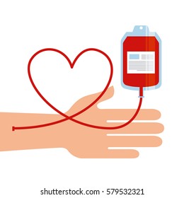 Donation blood design