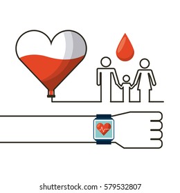 Donation blood design