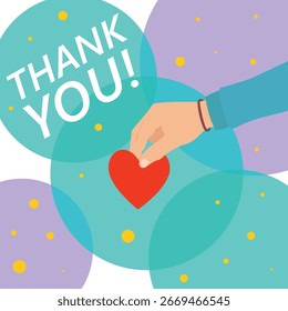 Caja de donaciones y concepto de caridad. Mano poniendo corazón rojo a la caja de donación. Aislado sobre fondo blanco. Vector