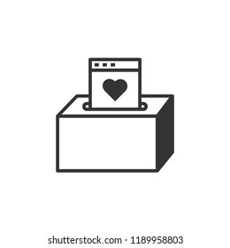 Donation Box Icon