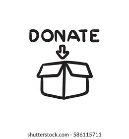 Donation Box Sketch High Res Stock Images Shutterstock