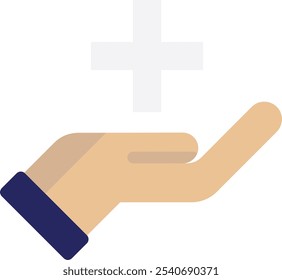 Donation Charity Donate Icon Vector Flat Illustration