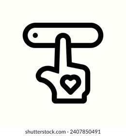 Spende, klicken Sie auf das Symbol, einzeln auf hellem Hintergrund, perfekt für Website, Blog, Logo, Grafikdesign, soziale Medien, UI, mobile App