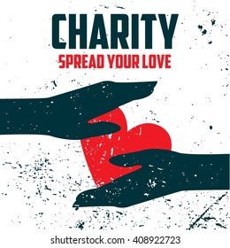 Donation and Giving poster Template
