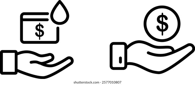 "Donation Icon for Charity, Giving, and Support"

