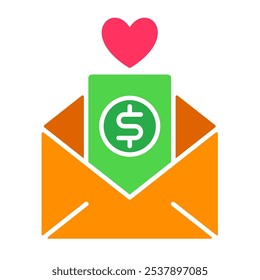 Donation Icon, Charity Symbol, Giving