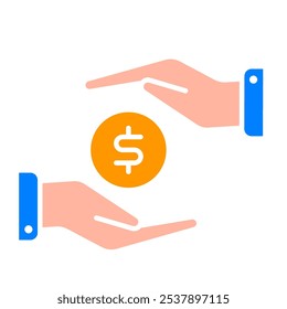 Donation Icon, Charity Symbol, Giving