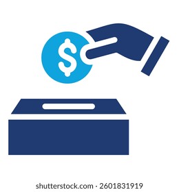 Donation Icon Element For Design