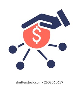 Donation Icon Element for Design