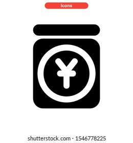 donation icon isolated sign symbol vector illustration - high quality black style vector icons

