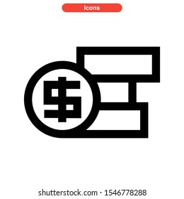donation icon isolated sign symbol vector illustration - high quality black style vector icons
