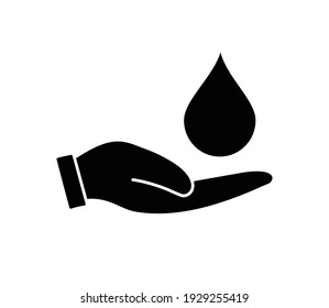 Donation icon vector logo design template