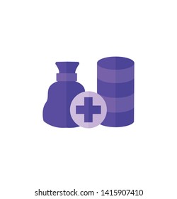 donation icon- vector sign and symbol icon