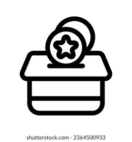 Donation Icon Vector Symbol Design Illustration