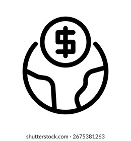 Icono de donación Ilustración de diseño de símbolo de Vector