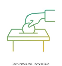 donation islamic gradient icon vector illustration
