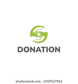 Donation logo simple templates icon