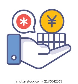 donation Modern concepts design, vector illustration