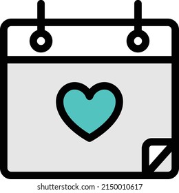 icono de línea de color del vector de donación