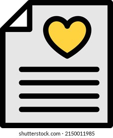 donation vector color line icon