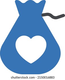 donation vector glyph color icon