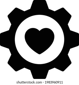 donation vector glyph flat icon