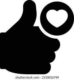 donation vector glyph flat icon