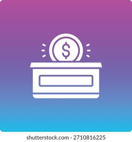 Donation vector icon. Can be used for printing, mobile and web applications.