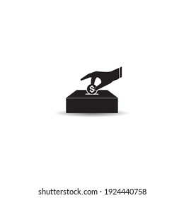 Donation vector icon,illustration logo design.