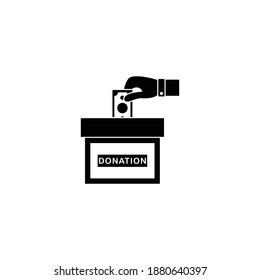 donations and charity icon vector symbol