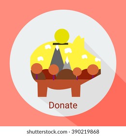 donations for the preservation of nature, icon 