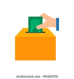 Donations vector illustration