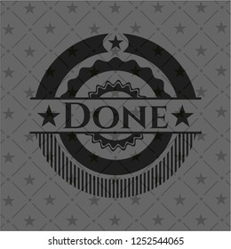 Done black emblem
