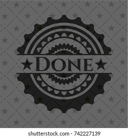 Done black emblem