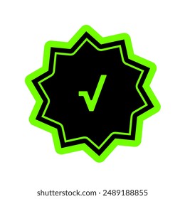 done checklist verification icon button