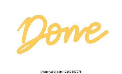 Done, Congratulations Graduates Class 2023. Template for graduation design ,Vector illustration EPS 10