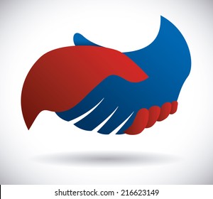 done deal  over gray background vector illustration