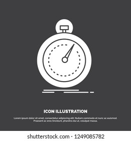 Done, fast, optimization, speed, sport Icon. glyph vector symbol for UI and UX, website or mobile application