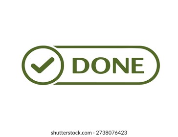 DONE frame icon vector on a white background
Vector frame on a white background