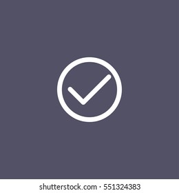 done icon for mobile and web app