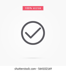 done icon for mobile and web app