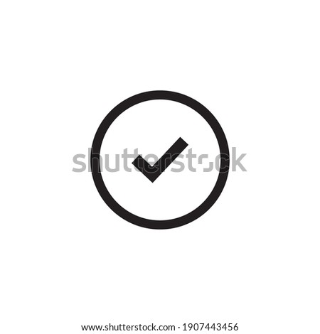 done icon symbol sign vector