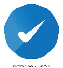 done icon vector. done sign on white background. illustration concept